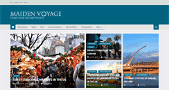 Desktop Screenshot of maiden-voyage-travel.com